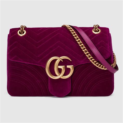 velvet gucci bag replica|gucci marmont medium shoulder bag.